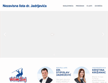 Tablet Screenshot of lista-dr-jadrijevica.com